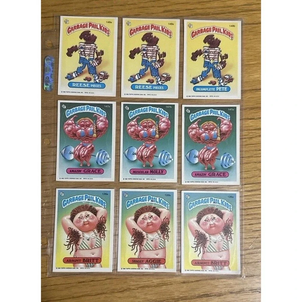 183 VTG 1986 Garbage Pail Kids Lot Series 3 & 4 GPK Topps Bulk Set Builder Dups
